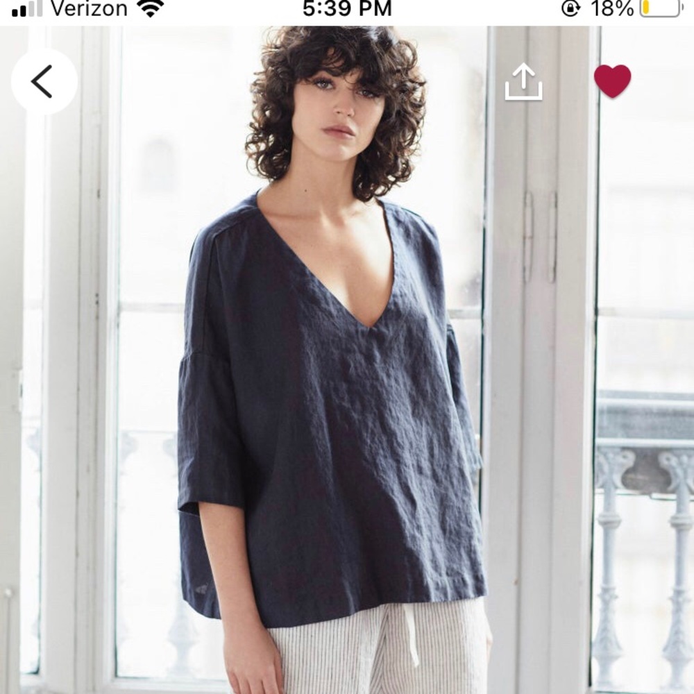 Not perfect linen oversized top!